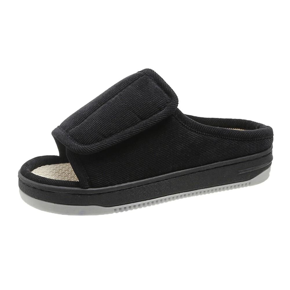 Men And Women Diabetic Slippers Adjustable Swollen Feet Slippers With Open Toe And Rubber Sole 8