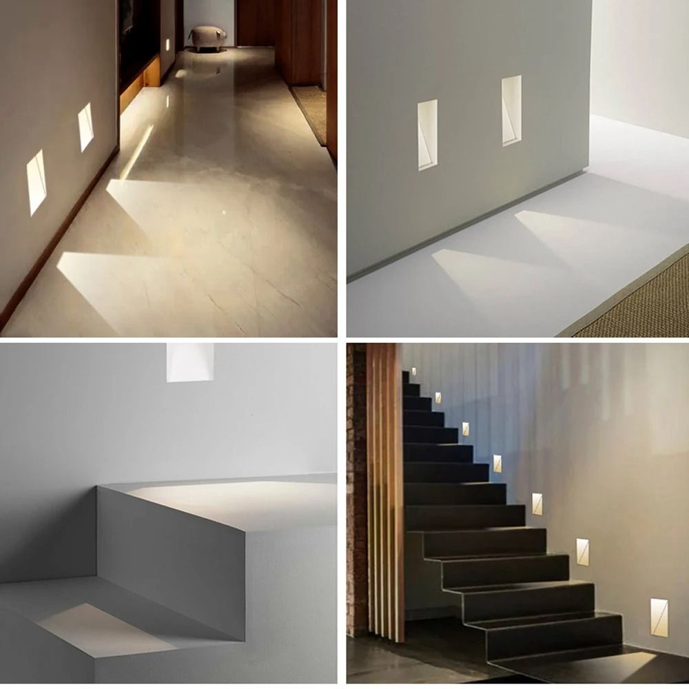 Embedded LED Step Light with Motion Detection