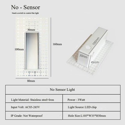 Embedded LED Step Light With Motion Detection 6