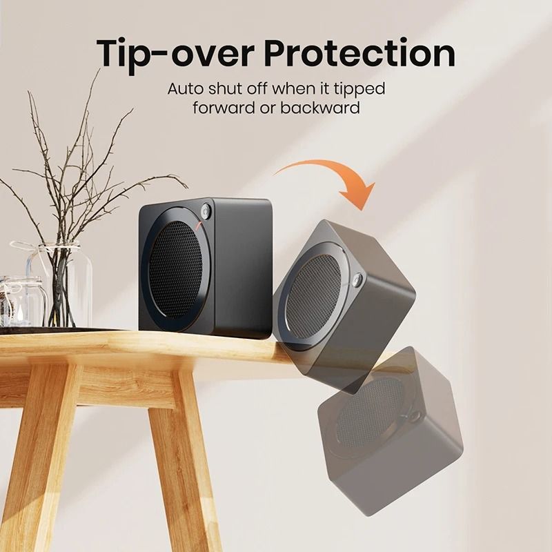 Compact Ceramic Space Heater For Fast Indoor Heating 2