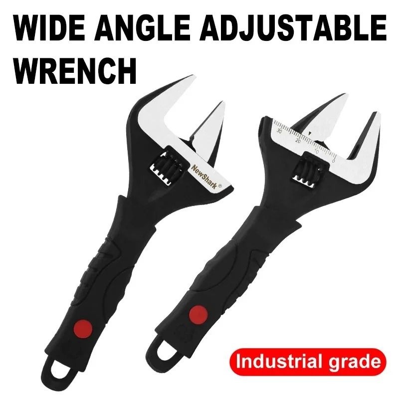 Adjustable Spanner Set with Swivel Measuring Tool