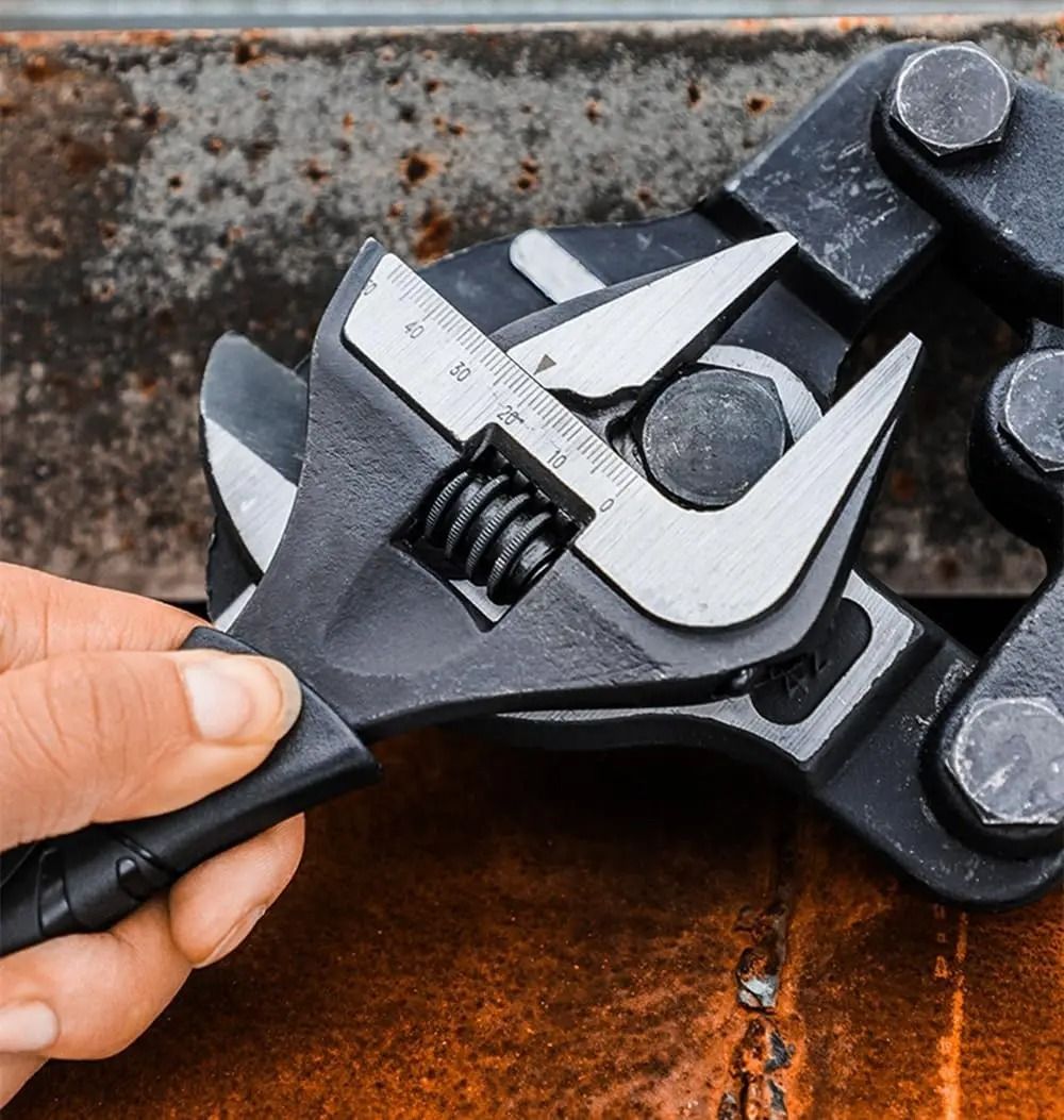Adjustable Spanner Set With Swivel Measuring Tool 5