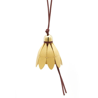 Leather Flower Bag Charm 8
