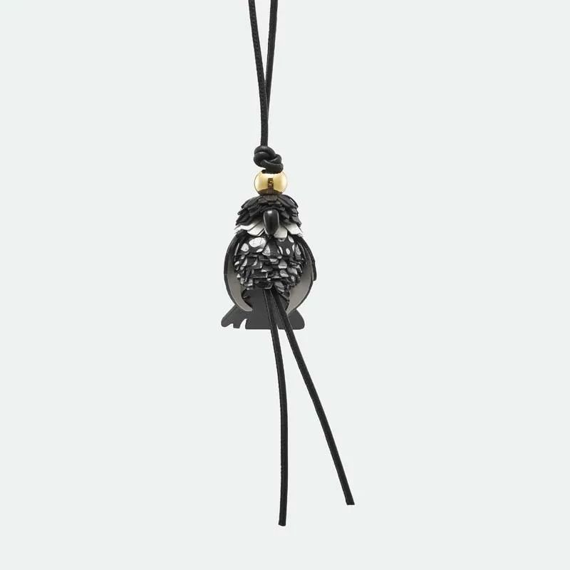 Leather Flower Bag Charm 19