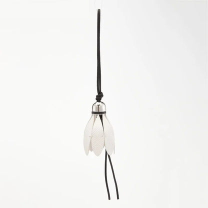 Leather Flower Bag Charm 25