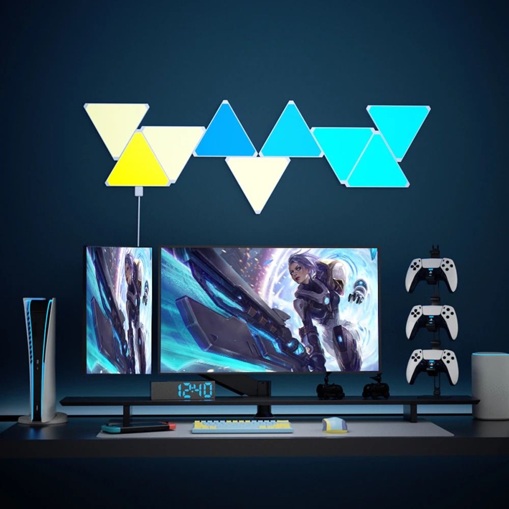 Smart RGB Color Mood Triangle Wall Light 1