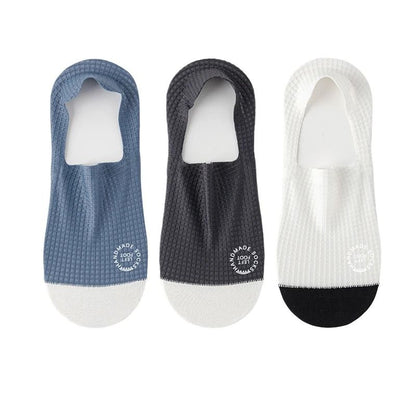 Mens Invisible Socks Breathable Mesh Boat Socks 3 Pairs 7