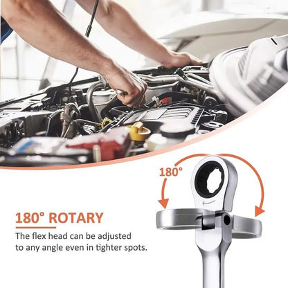 15 Pieces Ratchet Wrench Kit For Easy Car Repair 5