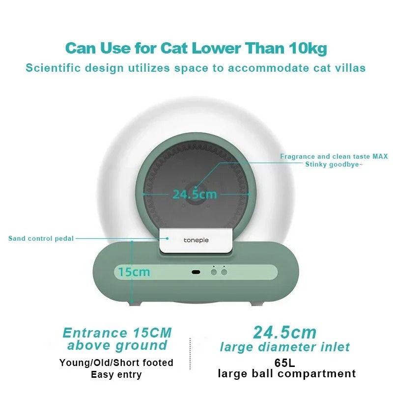 Smart Self Cleaning Cat Toilet 4
