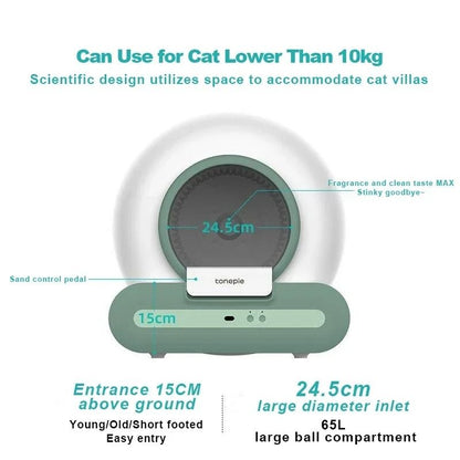 Smart Self Cleaning Cat Toilet 4