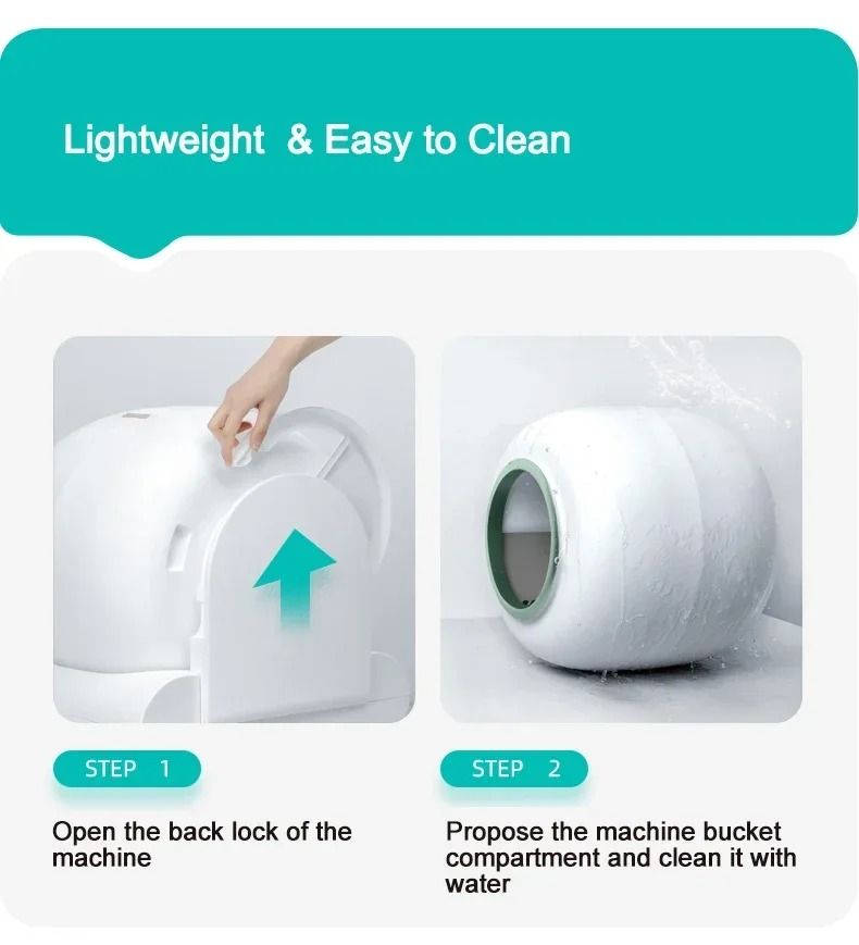 Smart Self Cleaning Cat Toilet 5