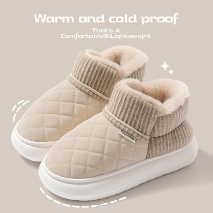 Plush Thick Soled Winter Cotton Shoes 8