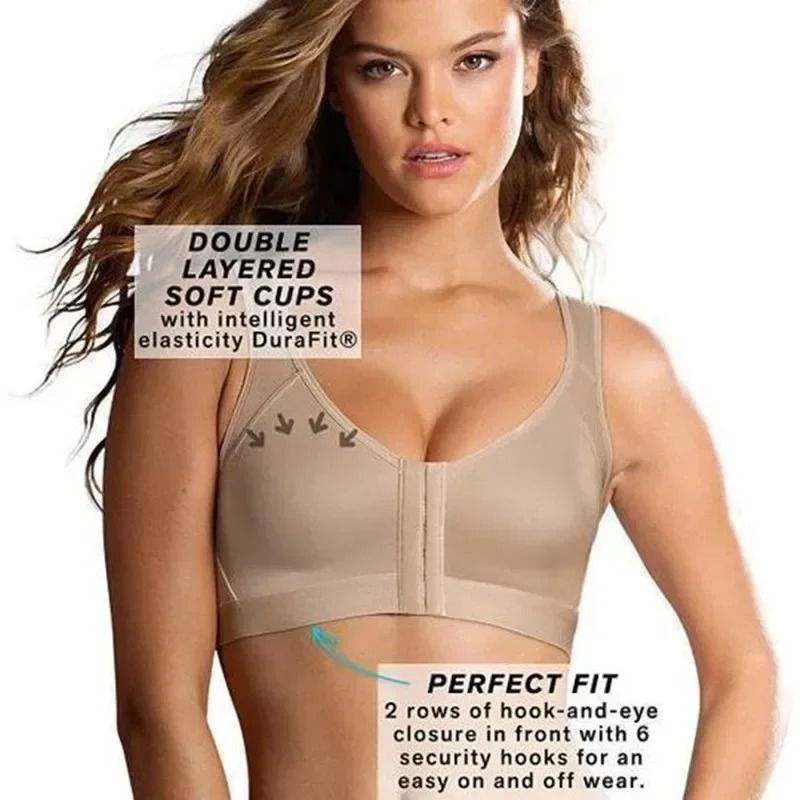 Front Closure Posture Support Vest Bra 2