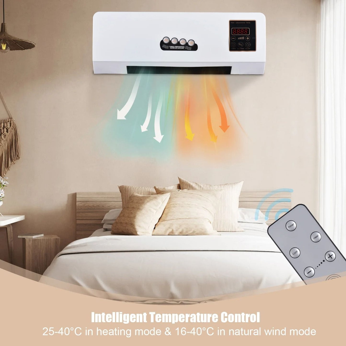2 In 1 Wall Mounted Air Conditioner And Heater 0