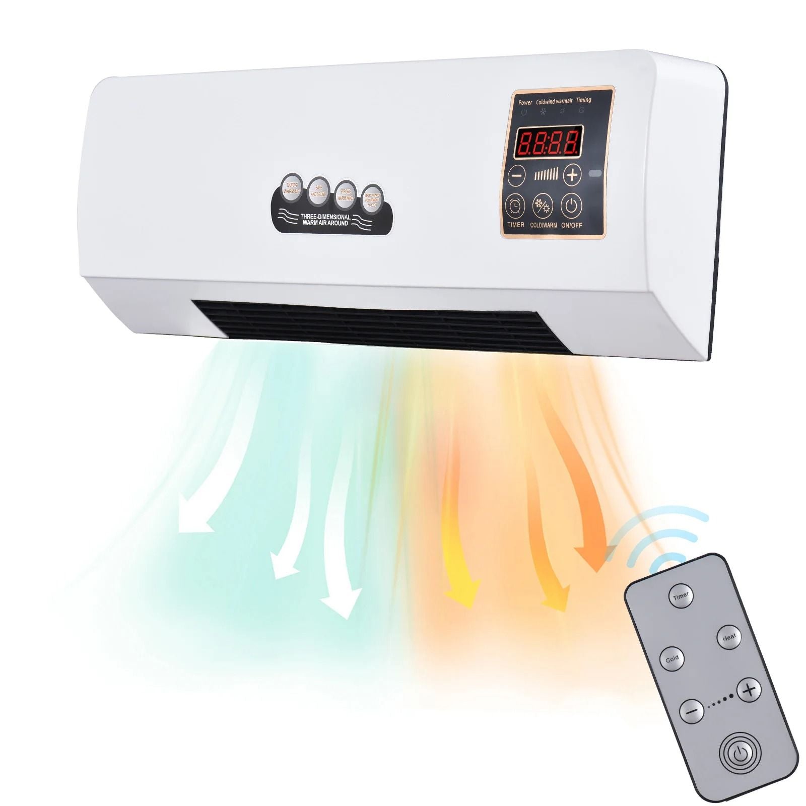 2 In 1 Wall Mounted Air Conditioner And Heater 1