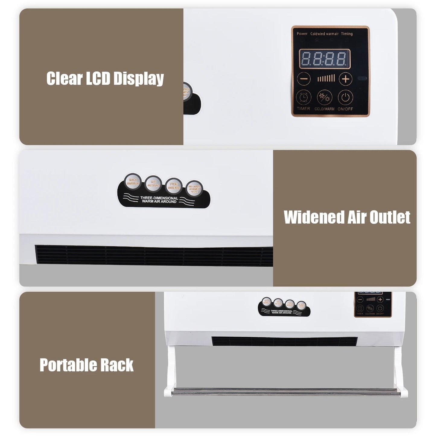 2 In 1 Wall Mounted Air Conditioner And Heater 5
