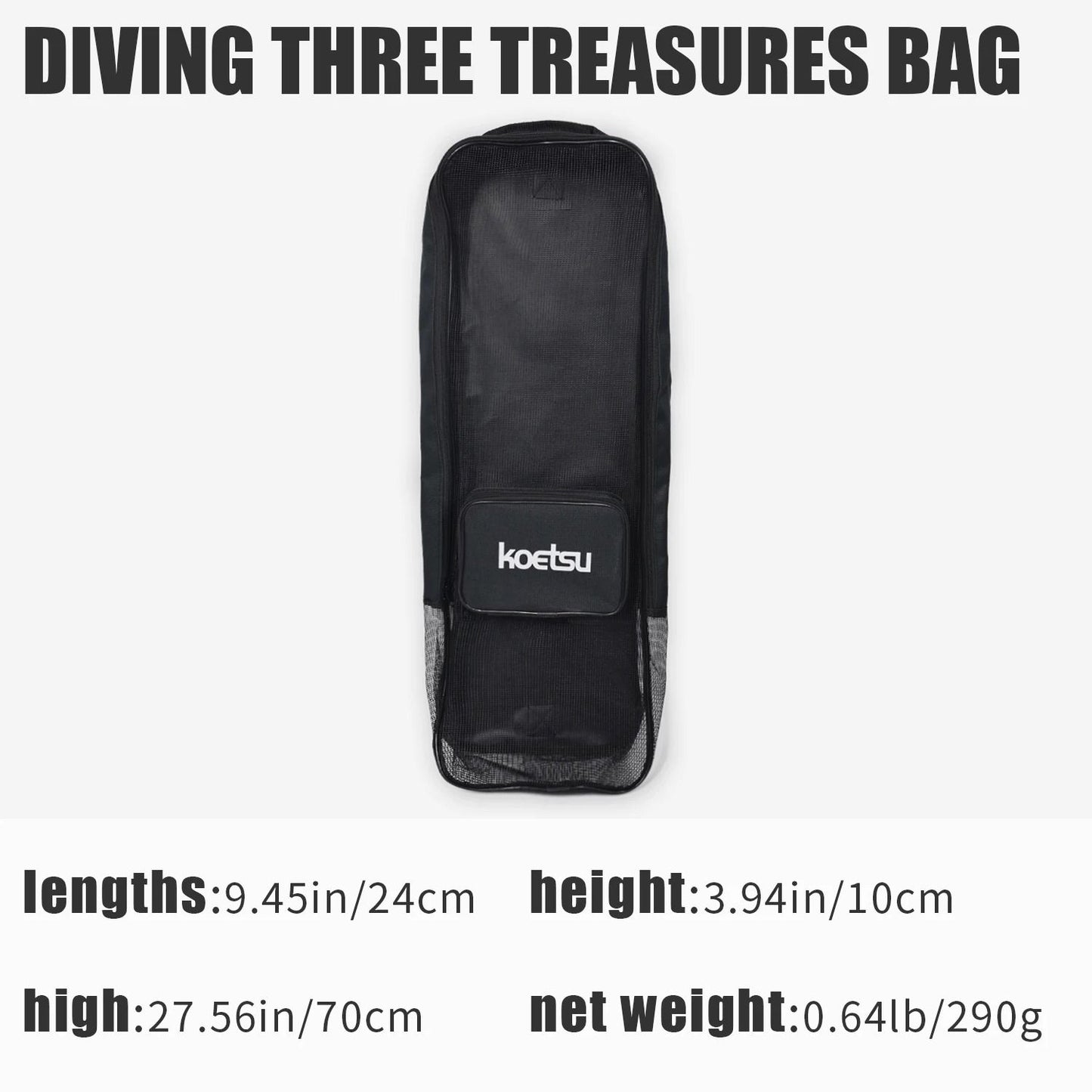 KOETSU Portable Snorkeling Equipment Bag For Travel And Outdoor Adventures 4
