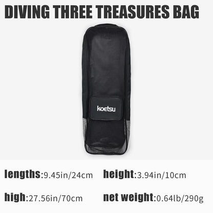 KOETSU Portable Snorkeling Equipment Bag For Travel And Outdoor Adventures 4