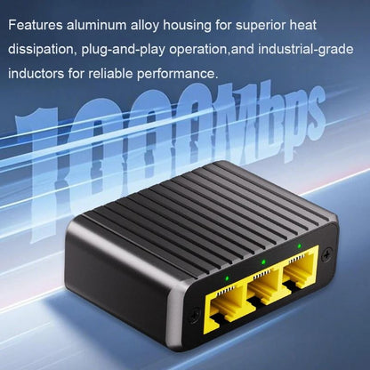 Gigabit 4 Port Ethernet Network Switch 1000 Mbps For Home And Office 4