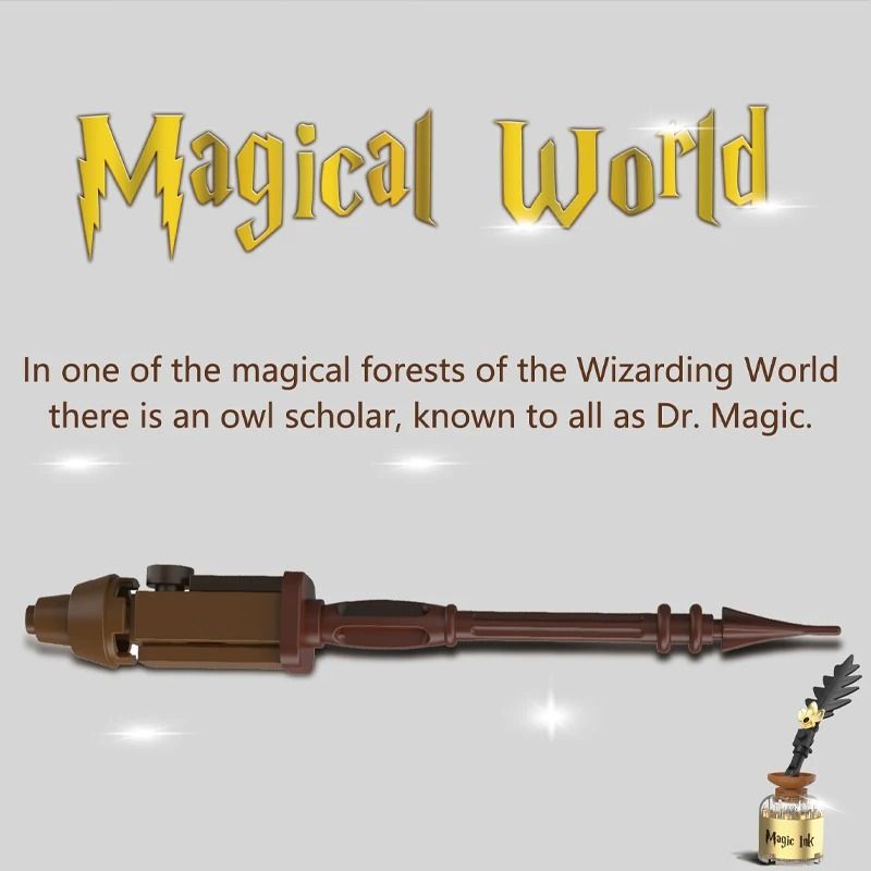 Magical World Owl Doctor Building Blocks With Magic Book And Lights 2