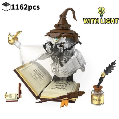 Magical World Owl Doctor Building Blocks With Magic Book And Lights 6