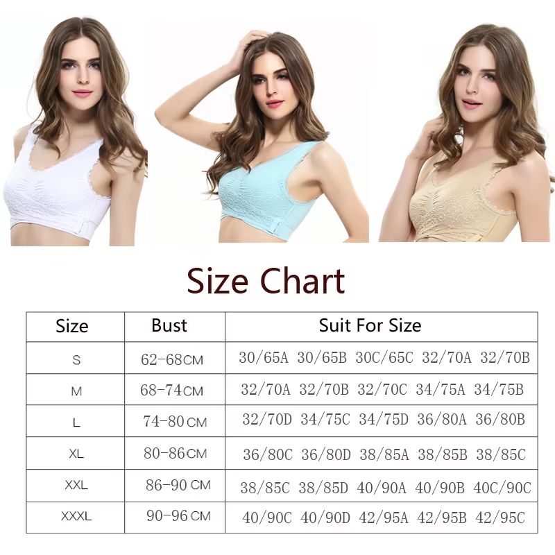Seamless Lace Sports Bra With Cross Buckle  ShockProof Yoga Bralette S4XL 5