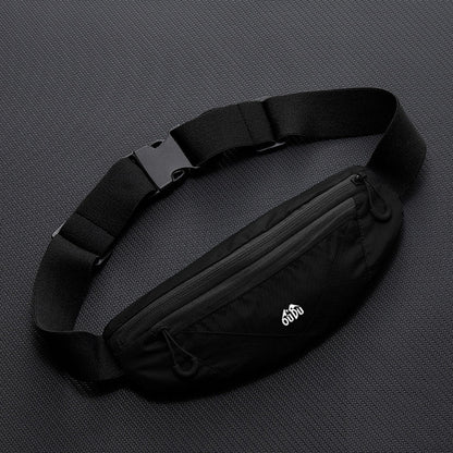 Sport Waist Bag with Double Zipper Pockets, Running Waistband Gym Yoga Belt, Mobile Phone Waist Wallet Pouch