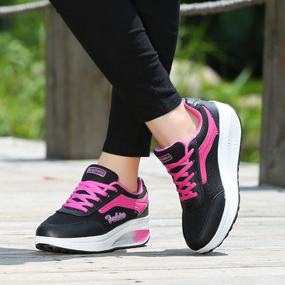 Fashion Women Sneakers Shoes Comfortable Women Vulcanized Shoes High Quality Flats Shoes Blatform W 2