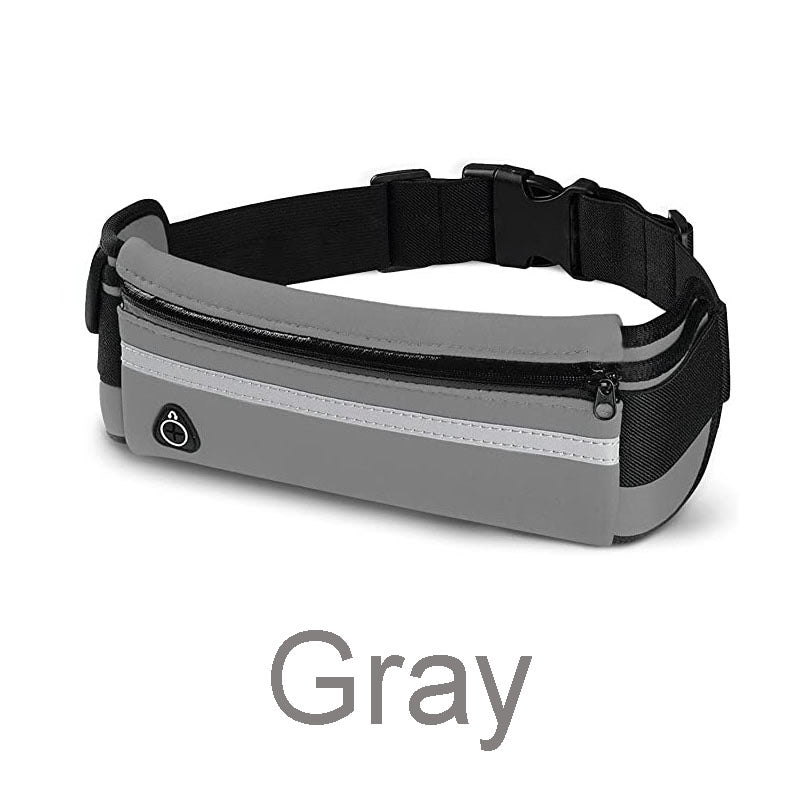 Men Women Sports Bag Waterproof Waist Belt Bag, Jogging Cycling Gym Fanny Pack, Lightweight Running Male Waist Bag