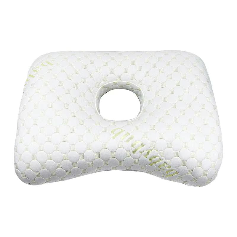 Orthopedic Bamboo Fiber Ear Pillow For Side Sleepers  Pressure Relief  Comfort Design 7