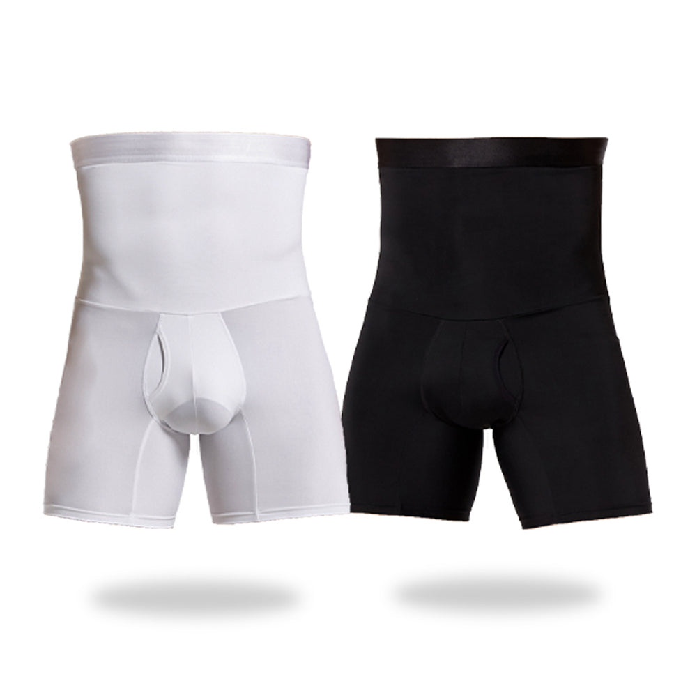 High Waist Men Tummy Control Shorts Body Shaper Compression Belly Trainer Slimming Boxer Shapewear  4