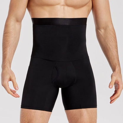 High Waist Men Tummy Control Shorts Body Shaper Compression Belly Trainer Slimming Boxer Shapewear  5