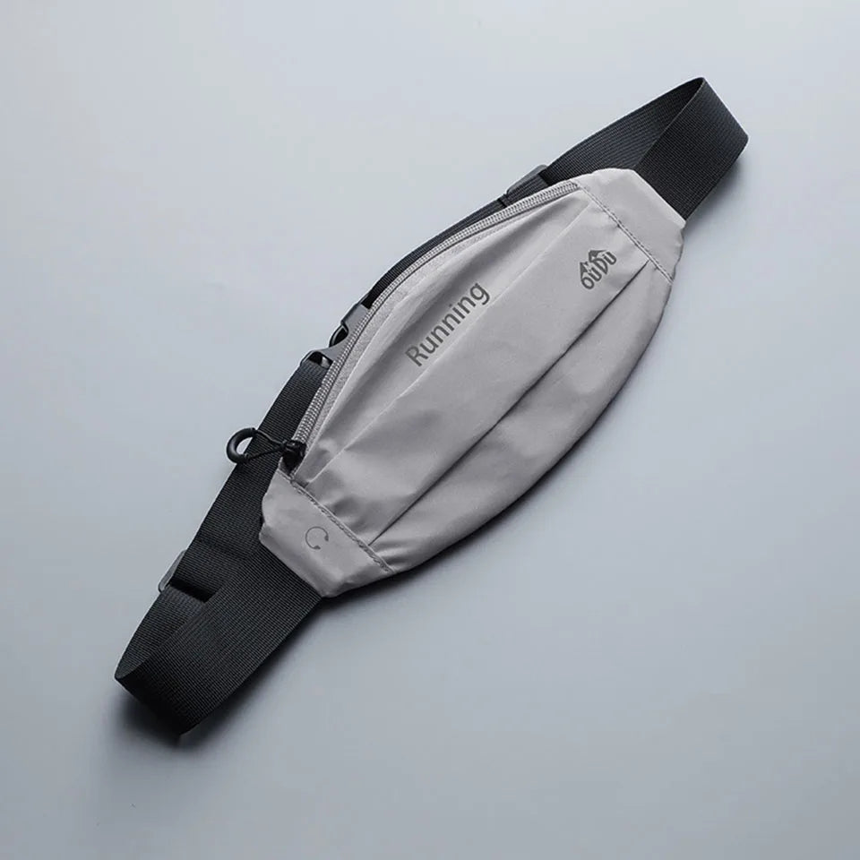 Sports Waist Bag Reflective Running Bag Pockets Waterproof Outdoor Waist Belts for Men Women Mobile Phone Case Holder