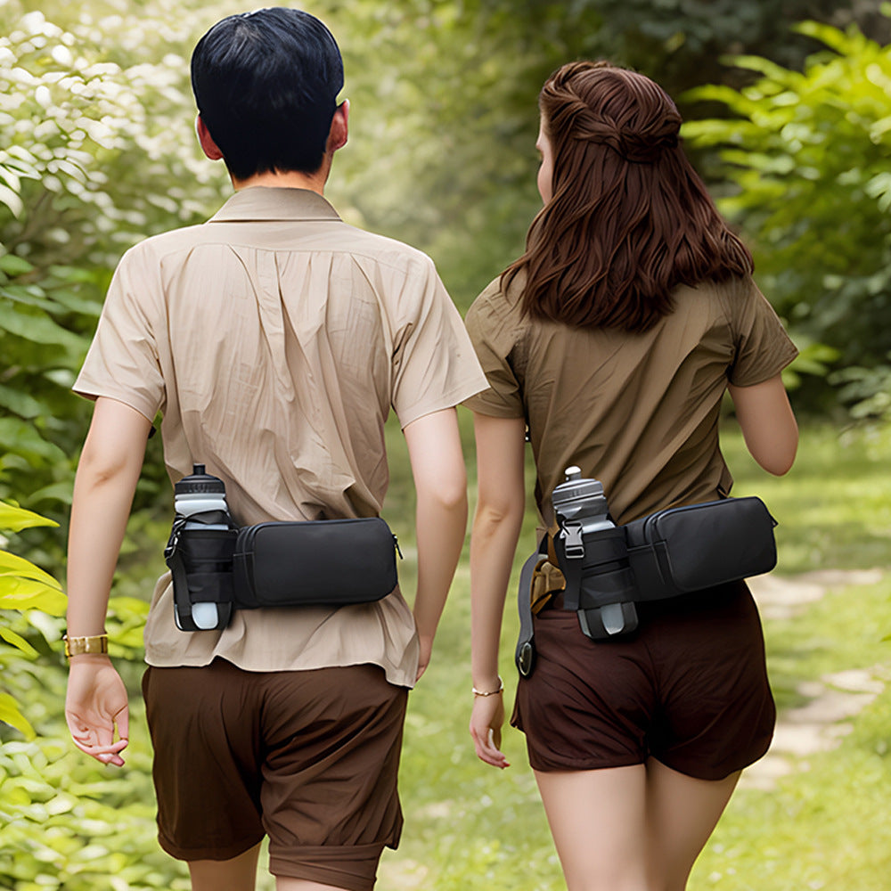 Nylon Ultra Light Running Sports Waist Bag, Outdoor Kettle Shoulder Bag, Cycling Waist Bag, Wear-Resistant Phone Pouch