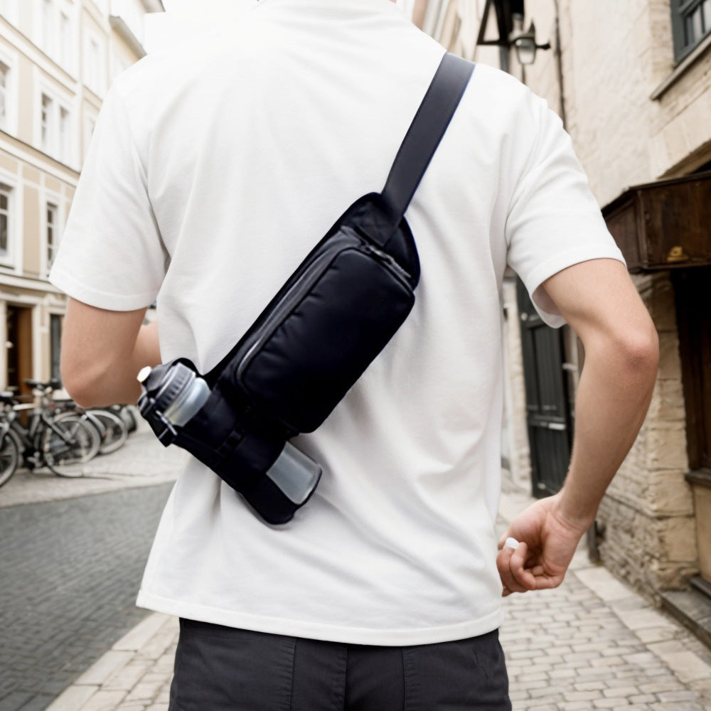 Nylon Ultra Light Running Sports Waist Bag, Outdoor Kettle Shoulder Bag, Cycling Waist Bag, Wear-Resistant Phone Pouch