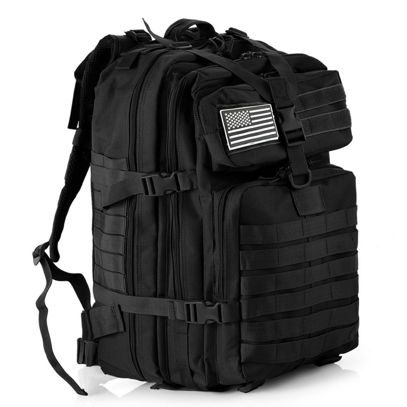Waterproof Tactical Backpack, Sturdy Nylon Hiking, Camping, Trekking, Fishing, Hunting Sports Bag Outdoor Rucksacks