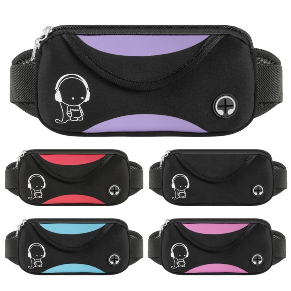 Lightweight Adjustable Marathon Jogging Bag Waterproof Running Waist Bag Reflective Portable Sports 1