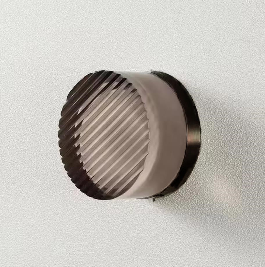 Modern Design LED Wall Lamps 2Pack Round Acrylic Lighting Fixtures For Bedroom Bedside Dimmable Ind 8