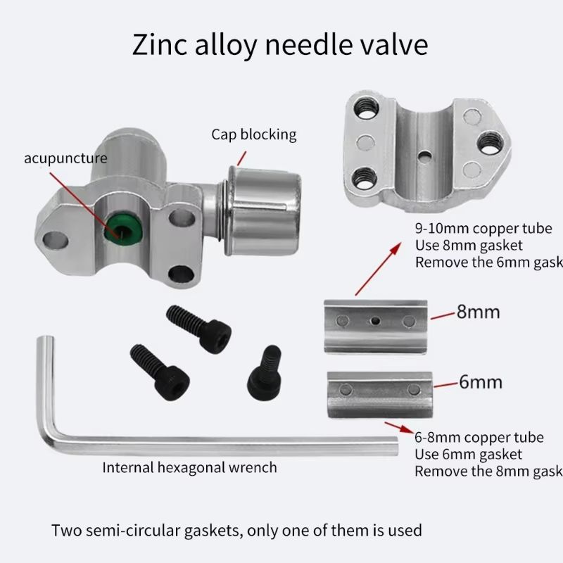 Refrigerator Needle Valve  BVP31 Liquid Adding Valve For Refrigeration Systems 3