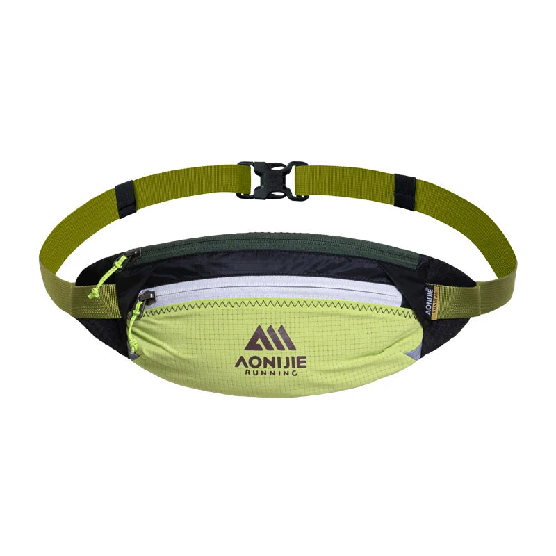 Moisture Wicking Running Waist Bag Belt, Fanny Pack for Workout Marathon Race, Waist Storage Belt for Women Men