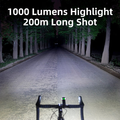 Bicycle Light Lumen Bike Headlight USB Rechargeable Power Bank Flashlight For MTB Road And Handleba 2