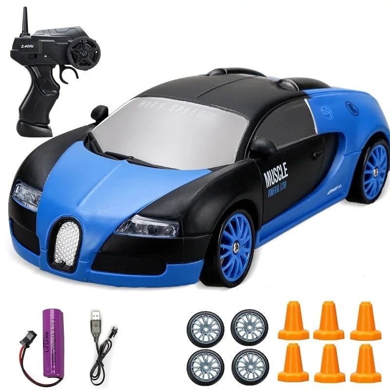4WD Drift Car Remote Control Racing Car Toy For Kids Adults High Speed Drift Vehicle With LED Light 9