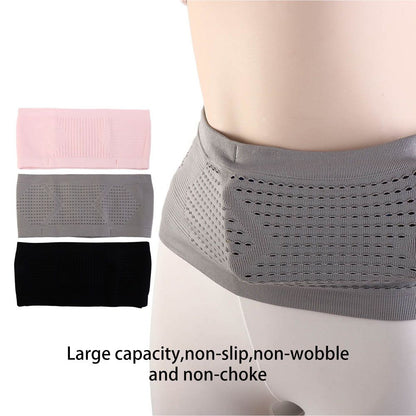 Running Belt Waist Pack Money Belt Bag, Fitness Phone Wallet Sports Belt, Mobile Phone Holder for Travel