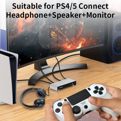 Unnlink 8K HDMI Audio Extractor Splitter4K 120Hz Toslink SPDIF Optical Coaxial 35mm Output For PS5  2