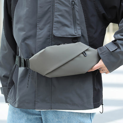 Men Women Multi Pockets Waist Belt Bag, Waterproof Zipper Running Bags, Hiking Camping Phone Earphone Storage Pack
