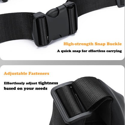 Men Women Multi Pockets Waist Belt Bag, Waterproof Zipper Running Bags, Hiking Camping Phone Earphone Storage Pack