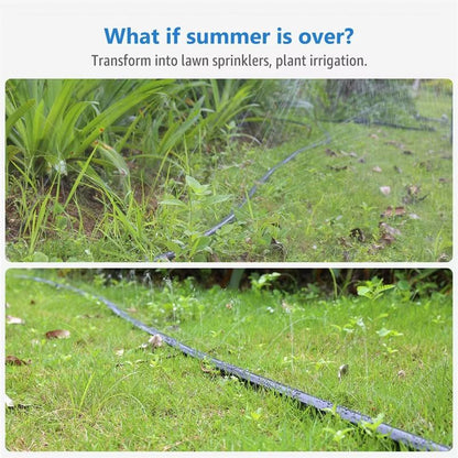 Trampoline Sprinkler Kit  Outdoor Water Play System For Kids Summer Fun 49ft15M 5