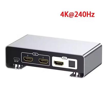 Unnlink 8K HDMI Audio Extractor Splitter4K 120Hz Toslink SPDIF Optical Coaxial 35mm Output For PS5  5
