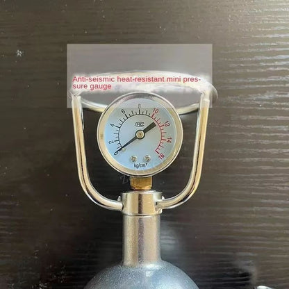 Stainless Steel Manual Popcorn Maker  Open Fire Popcorn Machine For Home  Outdoor Use 2