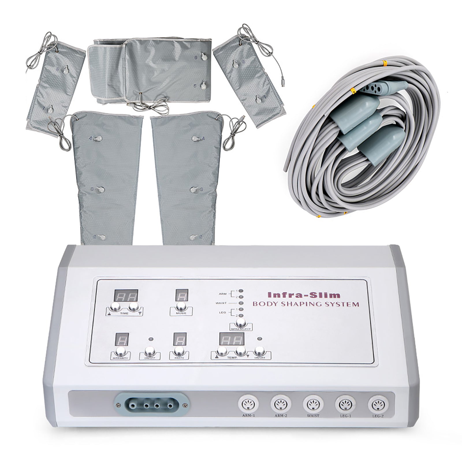 Home Use Slimming Suit with Far-Infrared Ray Heating, Air Pressure Pressotherapy System for Body Contouring & cellulite